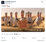 "Strike" y "Undefeated": nuevos polémicos vídeos de propaganda de la Casa Blanca