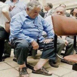 Mujica en un hospital público