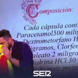 La Fiscalía pide archivar la causa contra Dani Mateo por sonarse los mocos con la bandera