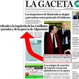 La vergonzosa portada de La Gaceta o "Sí, pone eso"