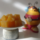 Golosinas caseras de fruta fresca