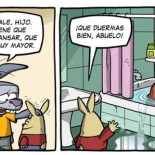 El abuelo necesita descansar