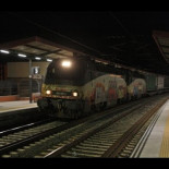 Primer tren de camiones Lorry rail Renfe