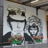 Corto Maltés a gran tamaño en la Estación de Austerlitz en París [FR]