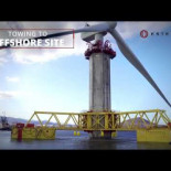 Time-lapse construcción del primer aerogenerador offshore de 5 MW en Canarias