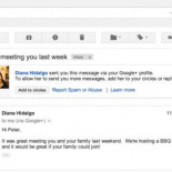 Ya puedes enviar correos a cualquier usuario de Google+... sin necesidad de saber su email