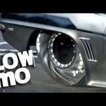 Carrera drag en slow motion