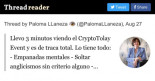 Llevo 3 minutos viendo el CryptoTolay Event y es de traca total