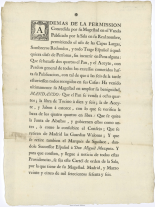 Bando publicado en nombre de S.M. Carlos III (1766)