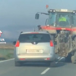 VÍDEO | Un tractor evita que lo adelante un coche: "Ni Alonso a Hamilton en Hungría 2021"