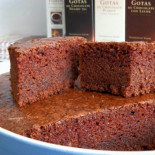 Bizcocho de chocolate sin huevo al aceite de oliva