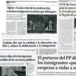 Un recorrido por algunas canalladas que el PP ha venido diciendo sobre los inmigrantes