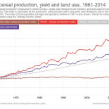 Rendimientos frente al uso de la tierra: cómo la revolución verde permite alimentar a una población creciente [ENG]