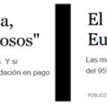 Dos noticias del mismo partido político en el mismo medio y el mismo día
