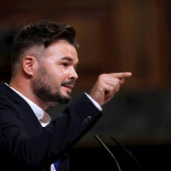Rufián cree que las revelaciones del caso Kitchen "dan para ilegalizar al PP"