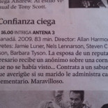 Sinopsis de "Confianza ciega"