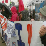 Los acusados por los tartazos a Barcina niegan ser los autores y esta no les reconoce