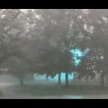 Arco eléctrico durante una tormenta