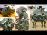 Exhibición militar en Ghana