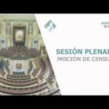 Sesión plenaria de la moción de censura