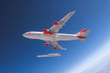 Virgin lo ha conseguido: por primera vez coloca con éxito un satélite en órbita desde un avión