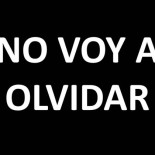 No voy a olvidar