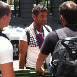 Prensa gráfica herida en la marcha minera