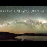 Timelapse de la Vía Láctea grabado en tres países diferentes