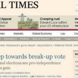 La prensa internacional destaca el apoyo de las fuerzas partidarias de un referéndum por la independencia