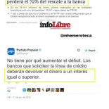 Gobierno admite que se perderá el 72% del rescate a banca ¿No íbamos hasta a ganar dinero con ello?