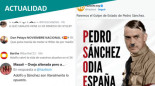 Manifestantes de Noviembre Nacional enfrentados a Hazte Oír por parodiar a Sánchez como Hitler: “son literalmente lo opuesto"