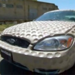 ¿Es más eficiente un coche acabado como una pelota de golf?