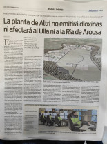 Publicidad de Altri en prensa, hoy