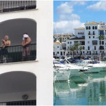 ''Maníaco'' ata a un rehén a la barandilla de un balcón tras cortarle la garganta en Costa del Sol