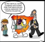 Cuando veo a una maltratada volver con su agresor...