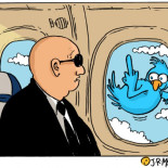 Viñeta de JR Mora sobre los eurodiputados