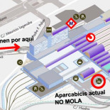 Adif corta candados de bici en Chamartín que no estén en el aparcabicis