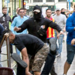 Los ultras del 9 de Octubre piden la imputación del joven al que agredieron