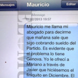 Cospedal negoció el pasado mes de febrero pagar un finiquito a Bárcenas
