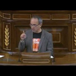 Coscubiela: "¿El PP contra la corrupción? Es como si un partido de pirómanos está contra los incendios"