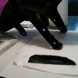 Reparar un guardabarros de moto