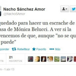 Diputado del PSOE: "He quedado para hacer un escrache de esos en casa de Mónica Belucci"