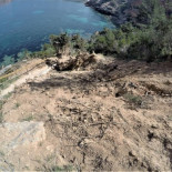 Propietarios de una mansión instalan concertinas y arrasan zona boscosa de Ibiza