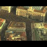 El #12M visto desde un helicóptero