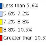 Mapa de los índices de paro en Reino Unido y localización de los disturbios [ENG]