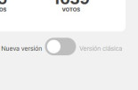 Sobre el bug del interruptor/switch de "Nueva Versión - Versión Clásica"