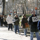 Fracasa el intento de formar la cola de parados más larga de la historia