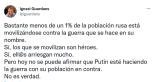 Si ves a un ruso venir, cámbiate de acera