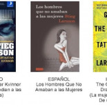 Las traducciones de los títulos de Millenium