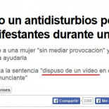 Por fin el gobierno toma una medida urgente en contra del abuso de poder de los antidisturbios